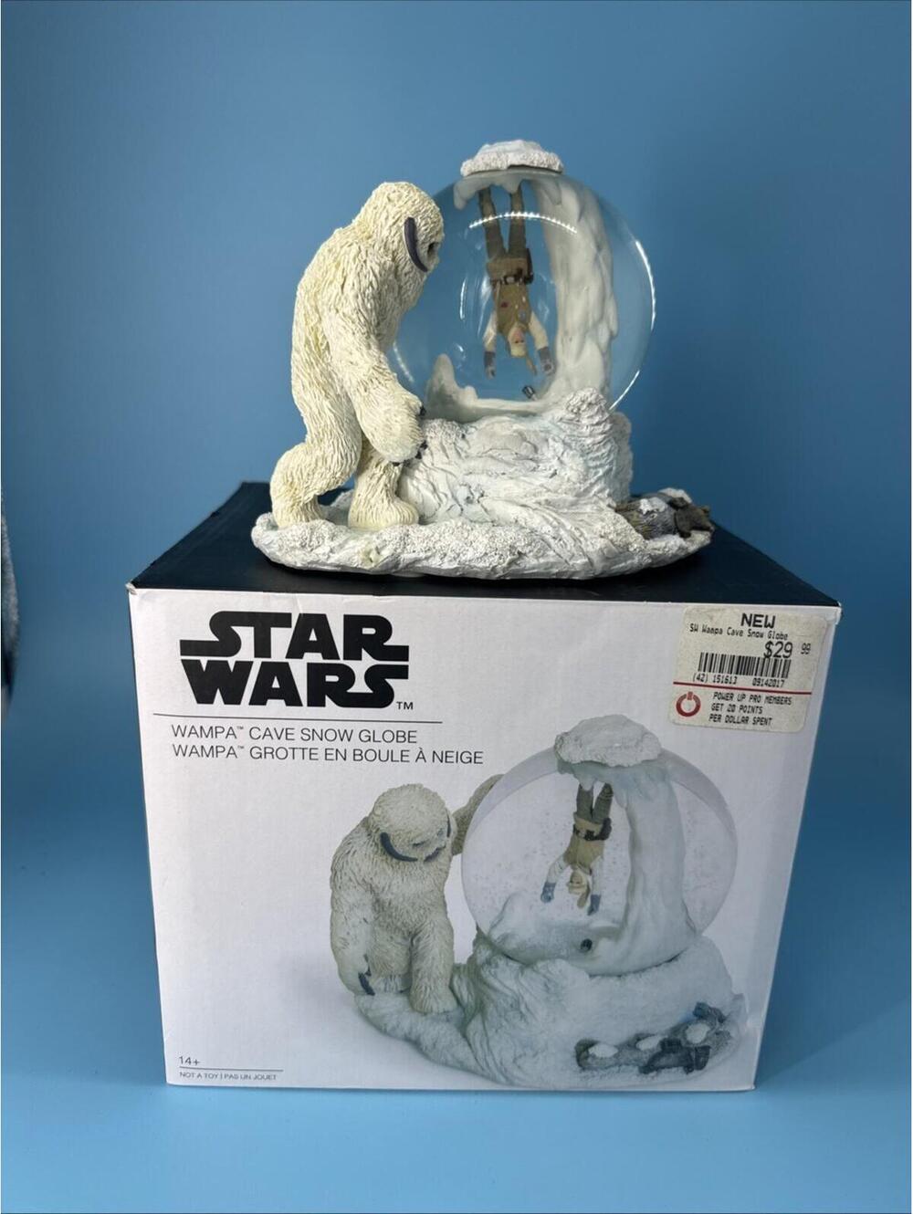 Star Wars Wampa Cave Snow Globe (Empire Strikes Back) Disney ThinkGeek w/Box